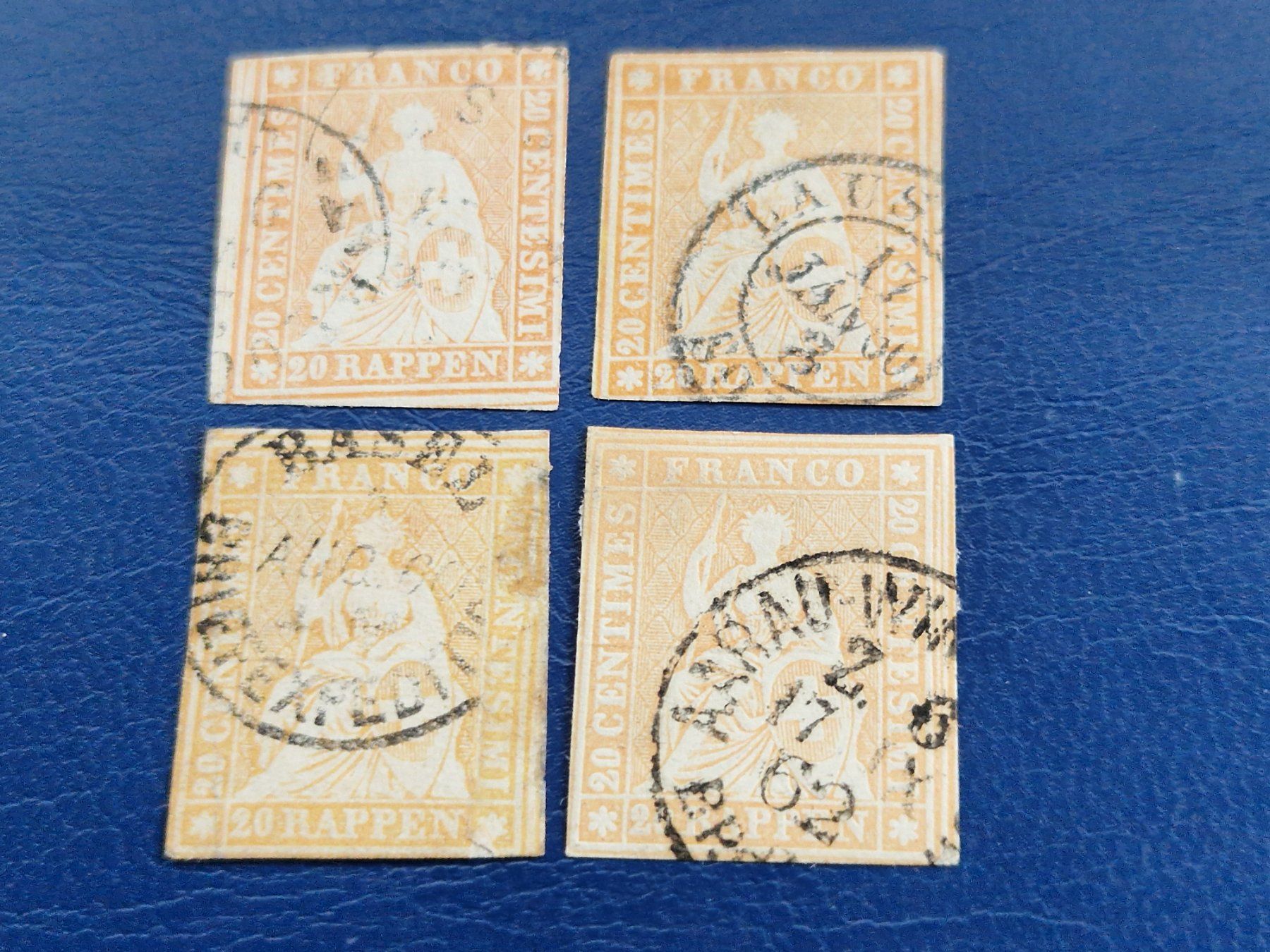 Alle Briefmarken: Strubeli, 4St., D od. G, ab 1.- – Gebraucht aus Burgdorf von Glossy01