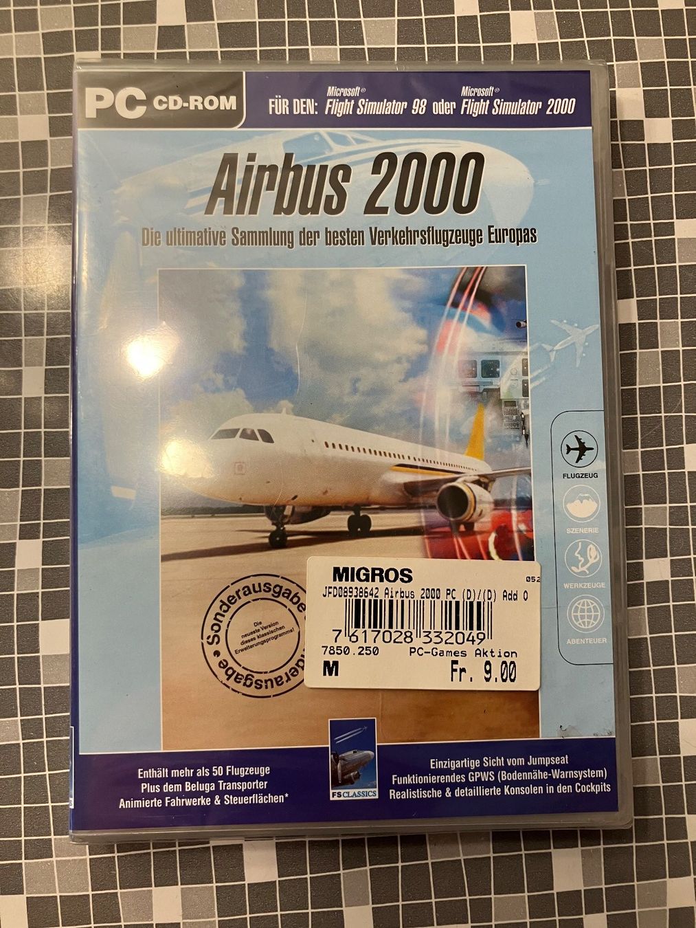 Giochi: Microsoft Flight Simulator: Airbus 2000 - PC (sealed) – Nuovo e nell'imballaggio originale da Winkel venduto da Asdas87