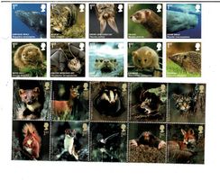UK Wildtiere Animaux sauvages 2 Streifen **