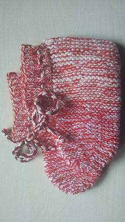 Bettfinken selbstgestrickt ca. Gr. 30