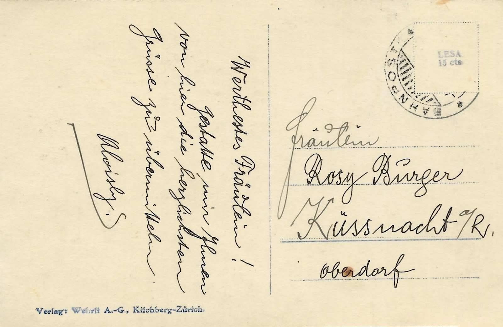 Cartoline postali: Solothurn SO Stadt-Ansicht mit Aare ca. 1940 – Nuovo (secondo la descrizione) da Ennetmoos venduto da Ambuman 1