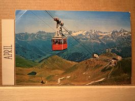 AK von Luftseilbahn Parsenn Weissfluhgipfel