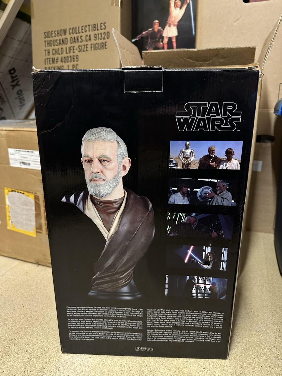 Star Wars Statuette: SIDESHOW OBI WAN KENOBI LEGENDARY BUST – Nuovo (secondo la descrizione) da Waltenschwil venduto da Ted-White 1