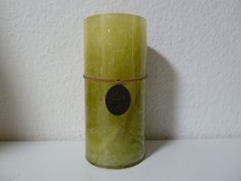 Kerze "Dream Candle", grün, Grösse L, für Deko Herbst Winter