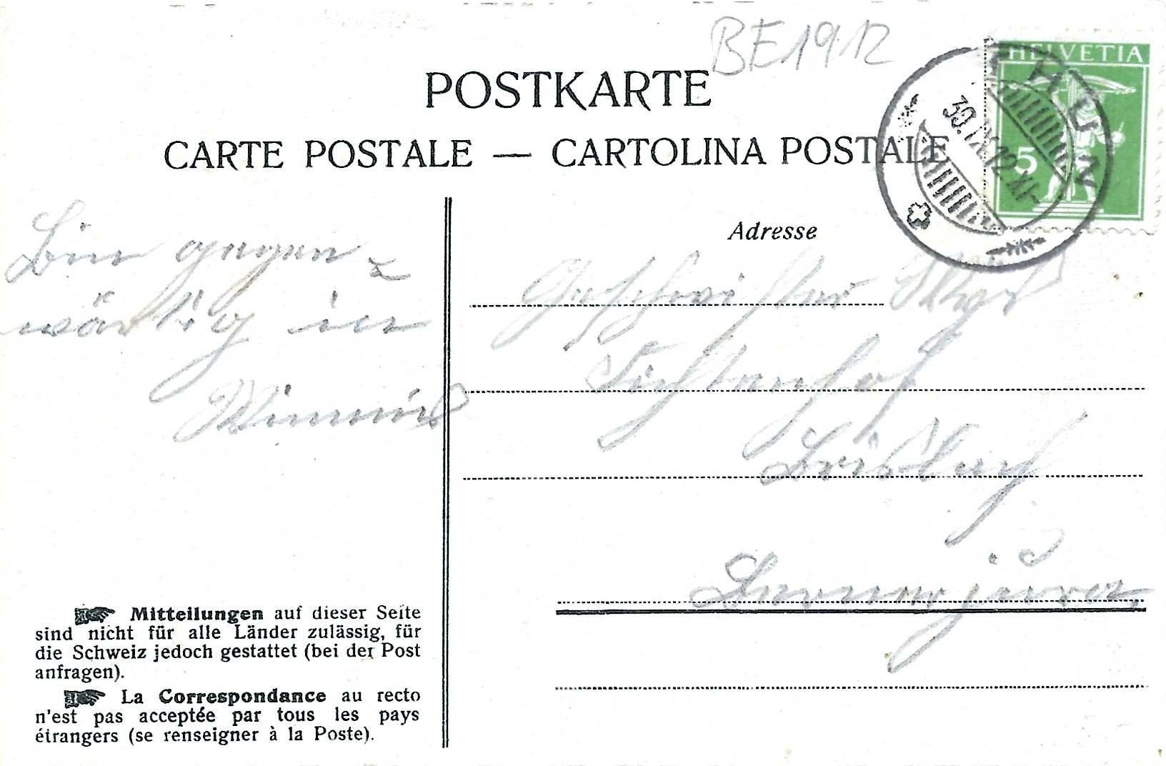 Cartoline postali: Thunersee mit Blümlisalp BE Dampfschiff Bubenberg Litho 1912 – Nuovo (secondo la descrizione) da Ennetmoos venduto da Ambuman 1