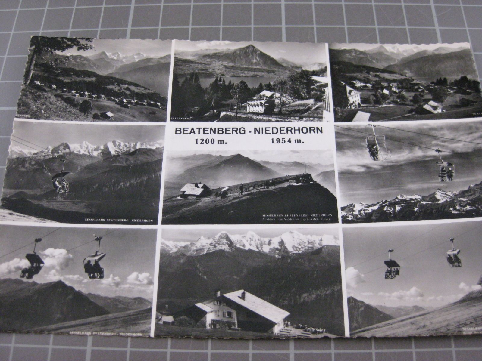 Cartes postales: AK Beatenberg Niederhorn mit Bahn – D'occasion à Malters par Marosko