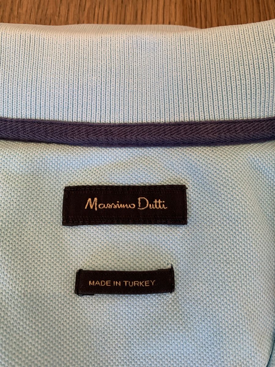 Massimo Dutti Polos: Polo Massimo Dutti taille XXL 100 % coton bleu clair – D'occasion à Genève par sanchka0 1