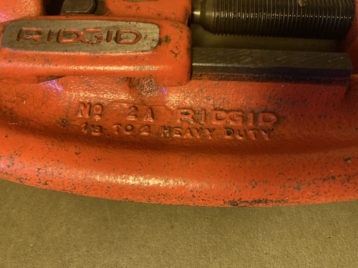 Tutti gli attrezzi: RIDGID 2A ROHRSCHNEIDER – Usato da Bottmingen venduto da Surubi 1