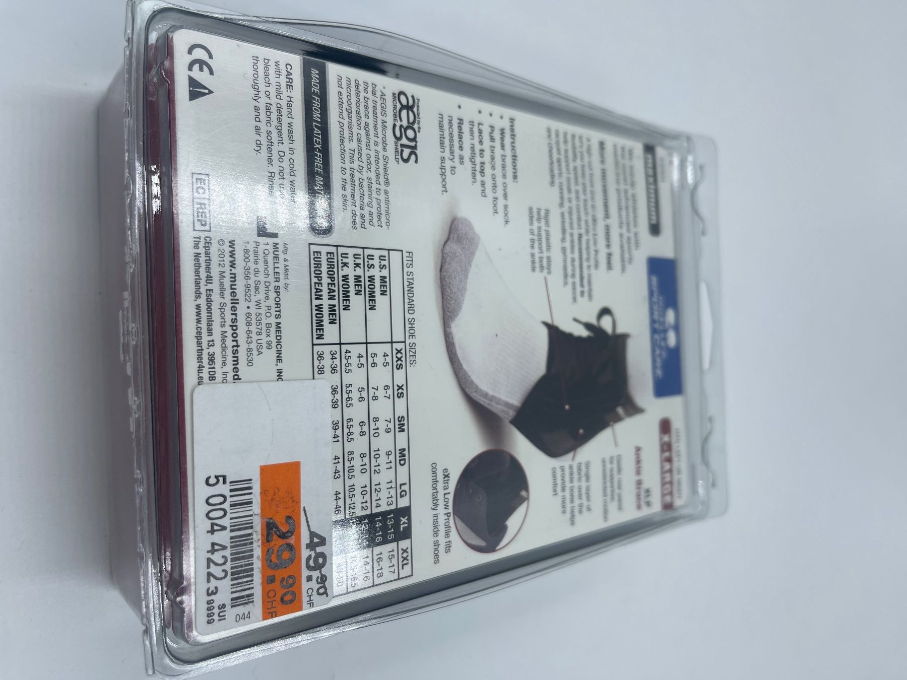Protezioni & Imbottiture: Müller XLP Ankle Brace Gr. XL – Nuovo e nell'imballaggio originale da Spreitenbach venduto da Opfikoner1 1