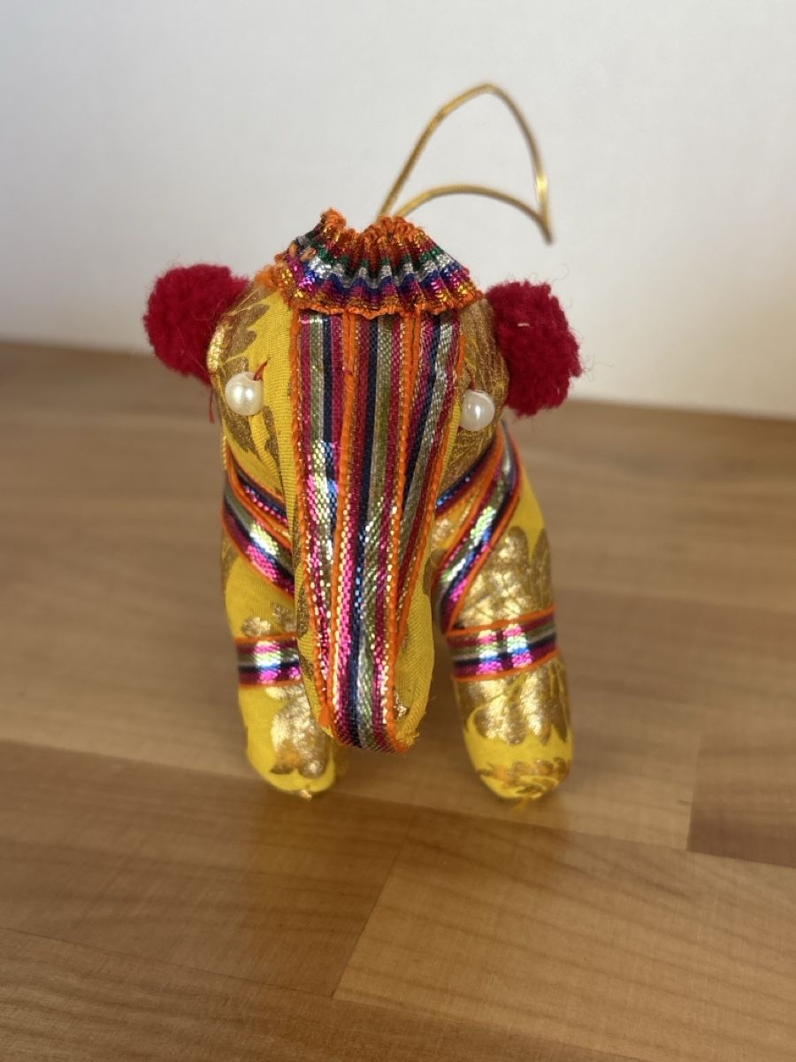 Statuette: indische Elefanten Figur / Puppe aus Stoff – Usato da Rümlang venduto da euqinom16 2