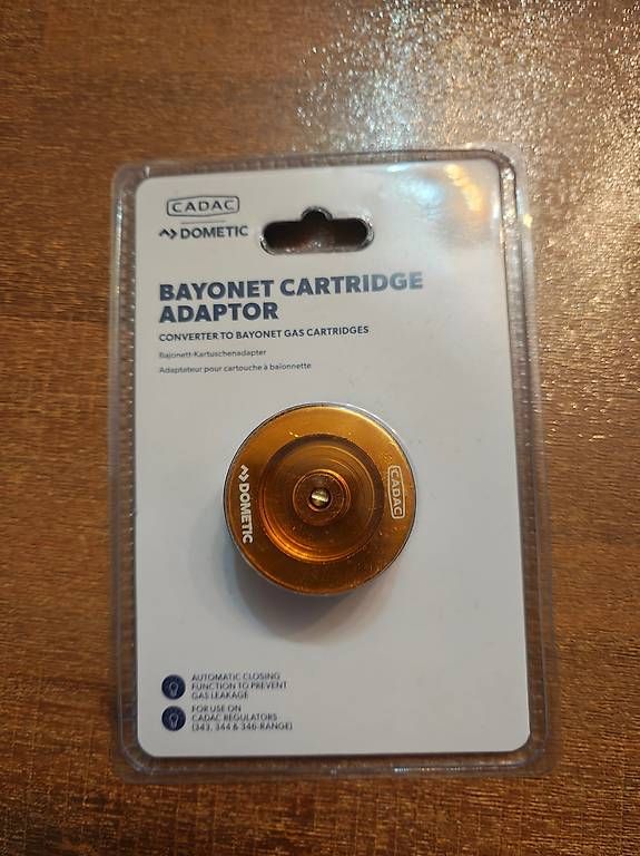 Unità & Adattatore: Adapter Gaskartusche Bajonet Anschluss – Nuovo e nell'imballaggio originale da Liestal venduto da cha_6mcr
