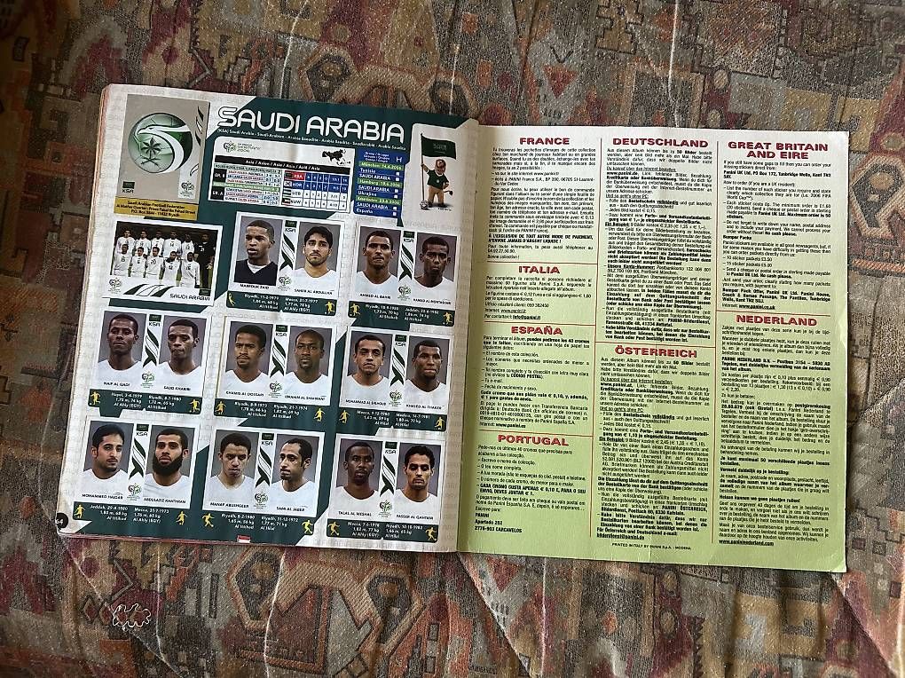 Panini Album: Panini Wm 2006 komplett – Usato da Binningen venduto da Flagello 4