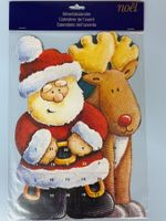 Adventskalender, St.Nikolaus mit Rentier, neu und ovp