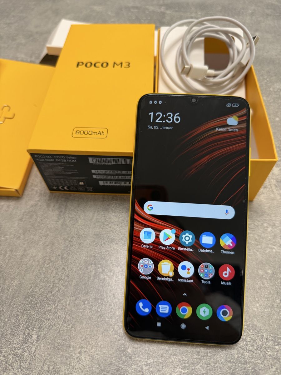 Xiaomi Telefoni cellulari / Smartphones: Smartphone Xiaomi Poco M3 gelb   – Usato da Herzogenbuchsee venduto da ioa_zcm6