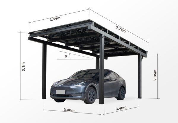 Unterstände: Solarcarport ab Lager – Neu und originalverpackt aus Luzern von sprudelkoenig 1