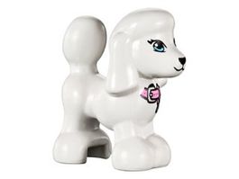LEGO 11575pb01 Dog, Friends, Poodle with Silver Buckle