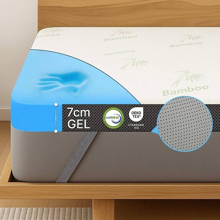 Materassi: Matratzen-Topper Gel Memory Schaum – Nuovo e nell'imballaggio originale da Bern venduto da Jaenu_90 1