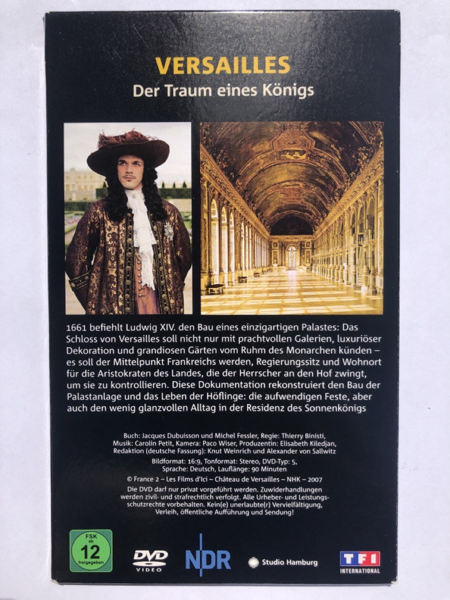 Alle DVDs: Versailles DVD - Der Traum eines Königs – Gebraucht aus Langenthal von J_L49 1