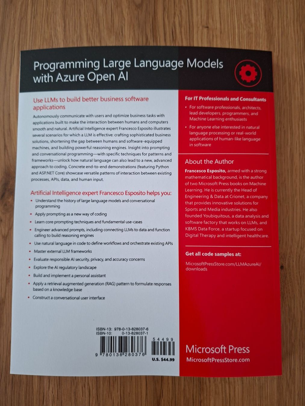 Libri: Azure OpenAI LLM Programming Buch neu – Nuovo e nell'imballaggio originale da Baldegg venduto da collect.hub 1