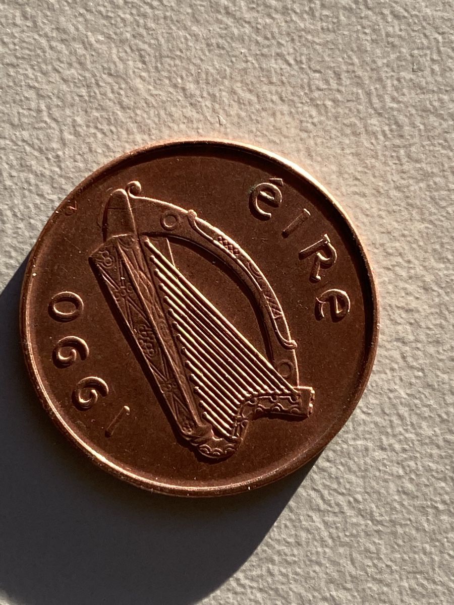 Alle Münzen: Irlande - 2 pence - 1990 – Gebraucht aus Payerne von Mike1682 1