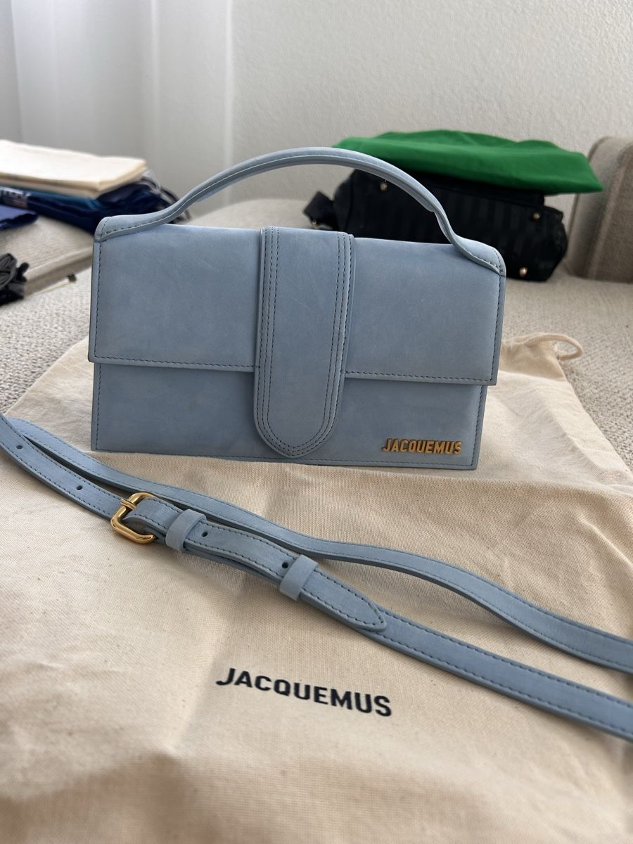 Jacquemus Borse da donna: Jacquemus Die grosse Bambino Handtasche, hellblau – Nuovo (secondo la descrizione) da Andwil SG venduto da nin_y2zm 1