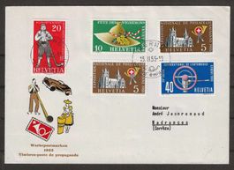 1995 : Serie Werbemarken auf illustr. FDC - BERNE