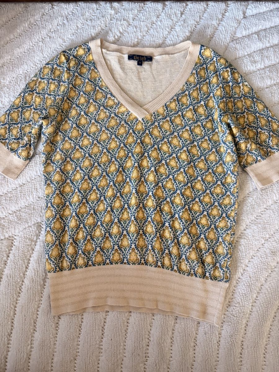King Louie Pullover & Sweatshirts: Pullover King Louie beige/gelb M eher S  – Gebraucht aus Horgen von red_sonja 1