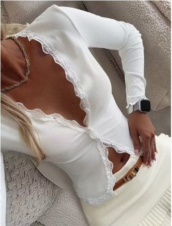 NEUES Langarmshirt uni weiss Gr. XXS - 226025