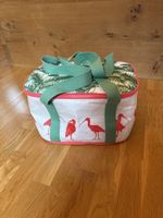 Kühltasche mit Flamingo & Palmenmuster