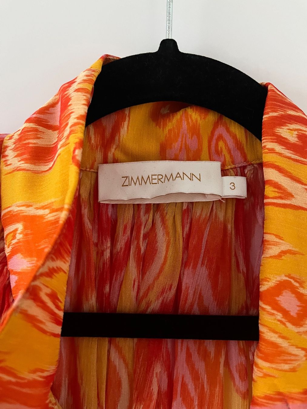 Zimmermann Vestiti: Zimmermann Seide Midi Kleid in Orange – Nuovo (secondo la descrizione) da Meilen venduto da Emma_321 3