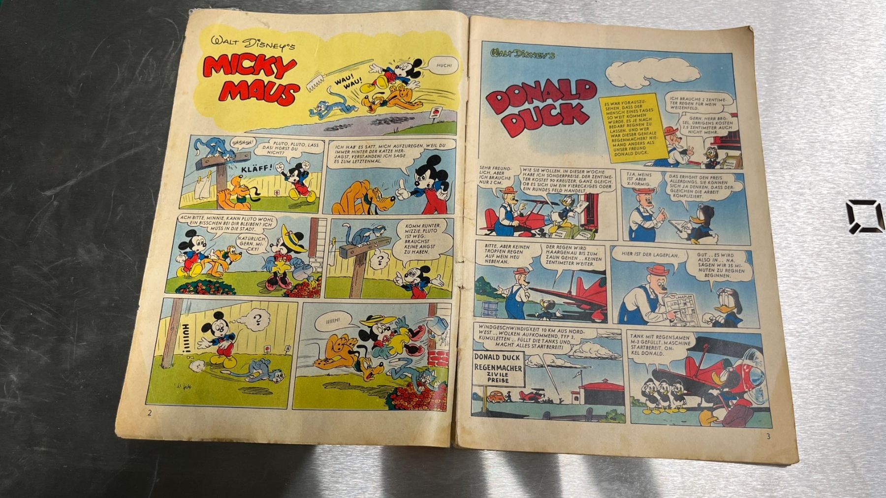Comics: Micky Maus Heft Nr. 7, Juli 1954 – Gebraucht aus Bern von daskannweg 2