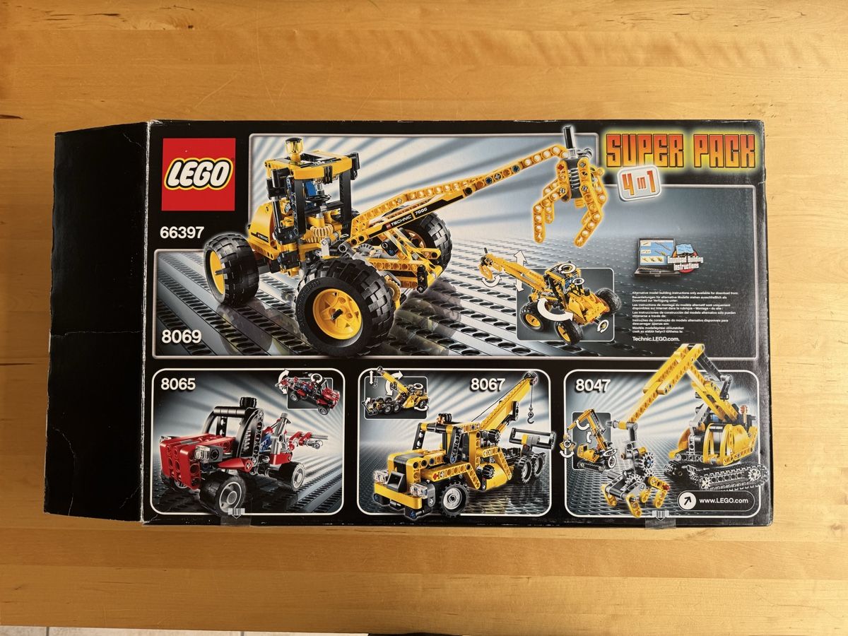 Lego Kit di costruzioni: Lego Technik 66397 4-in 1 Leerkarton – Usato da Oensingen venduto da Vintage-Lego-Toys 1