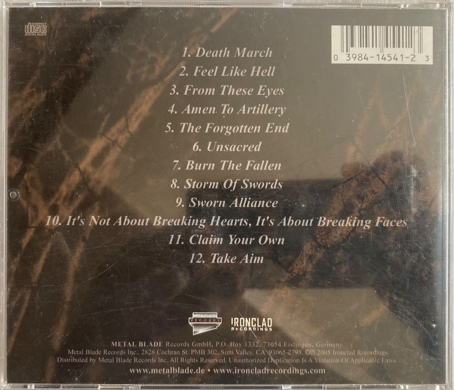 CD: THE CLASSIC STRUGGLE - FEEL LIKE HELL – Usato da Poliez-Pittet venduto da Newtown-Records 1