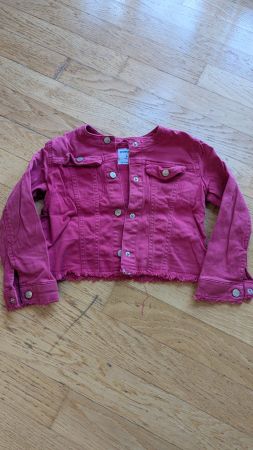 Frühlingsjacke Mädchen Gr 104 Rosa Denim Style
