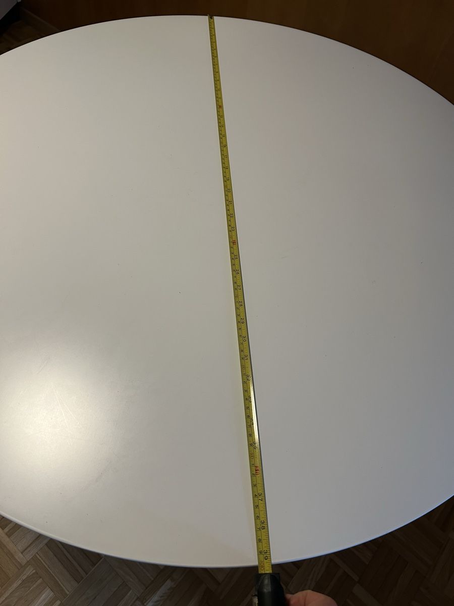 Tavoli: Runder Tisch weiss Ø 100cm – Usato da Winterthur venduto da zoenina5 2