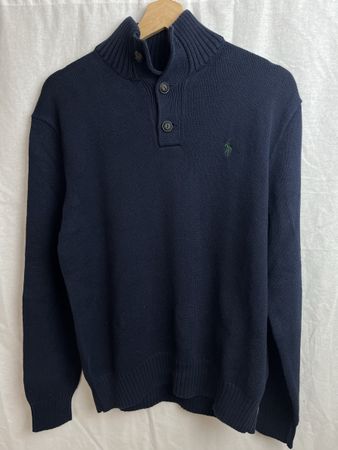 Pull Ralph Lauren bleu marine taille M 