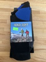 2 Paar Gold-Soft Wandersocken, Grösse 39-42, NEU!