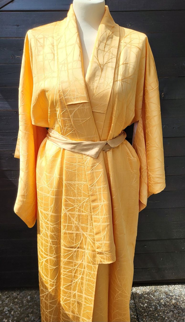 Kimono: Kimono original Japonais or – Nuovo (secondo la descrizione) da Fribourg venduto da VictoriaShop7 1
