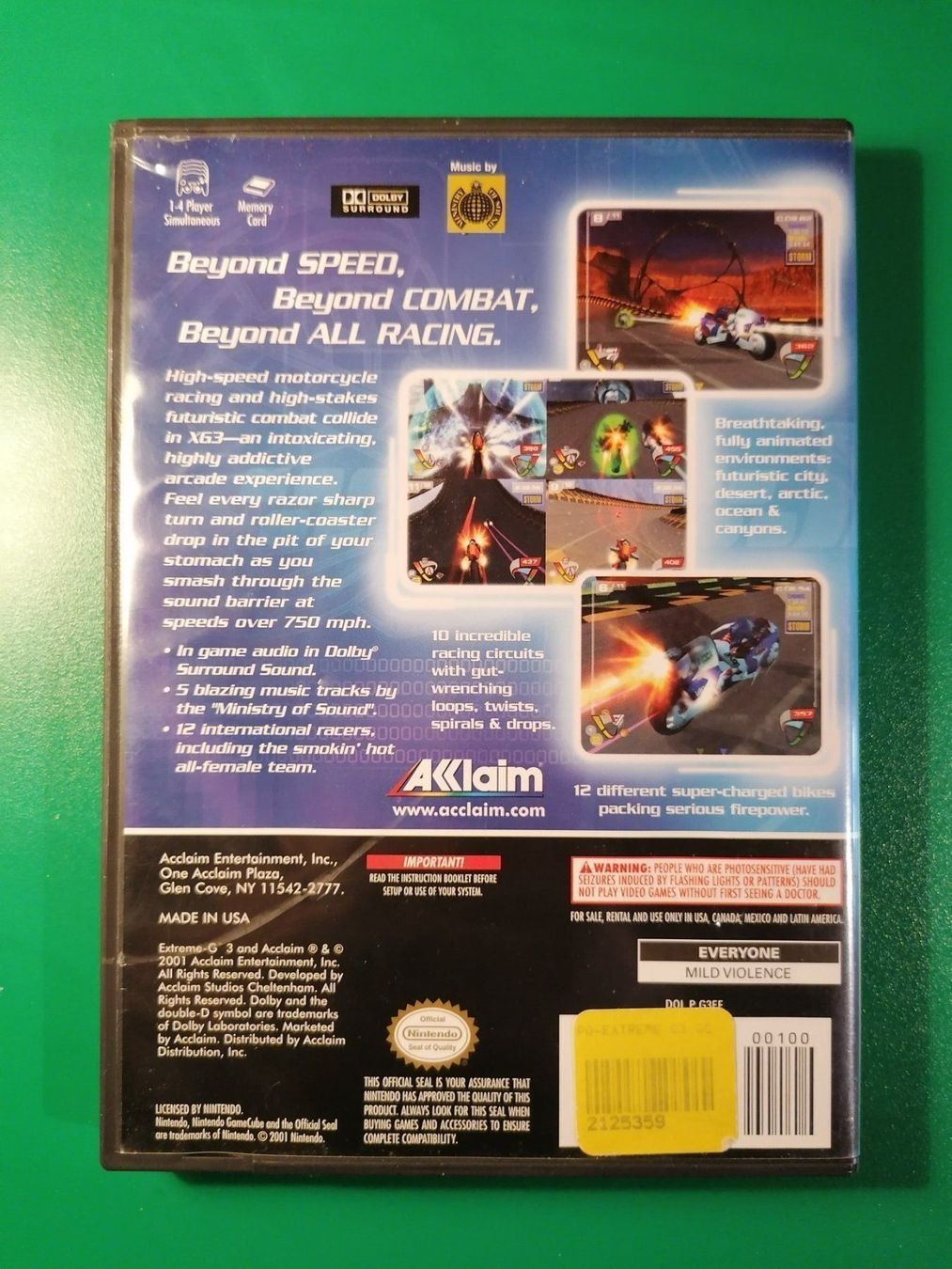 Spiele: Extreme G Racing (NTSC) Nintendo GameCube – Gebraucht aus Grindelwald von lego9 1