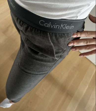 Calvin Klein Jogginghose Damen Gr. S Grau Trainer