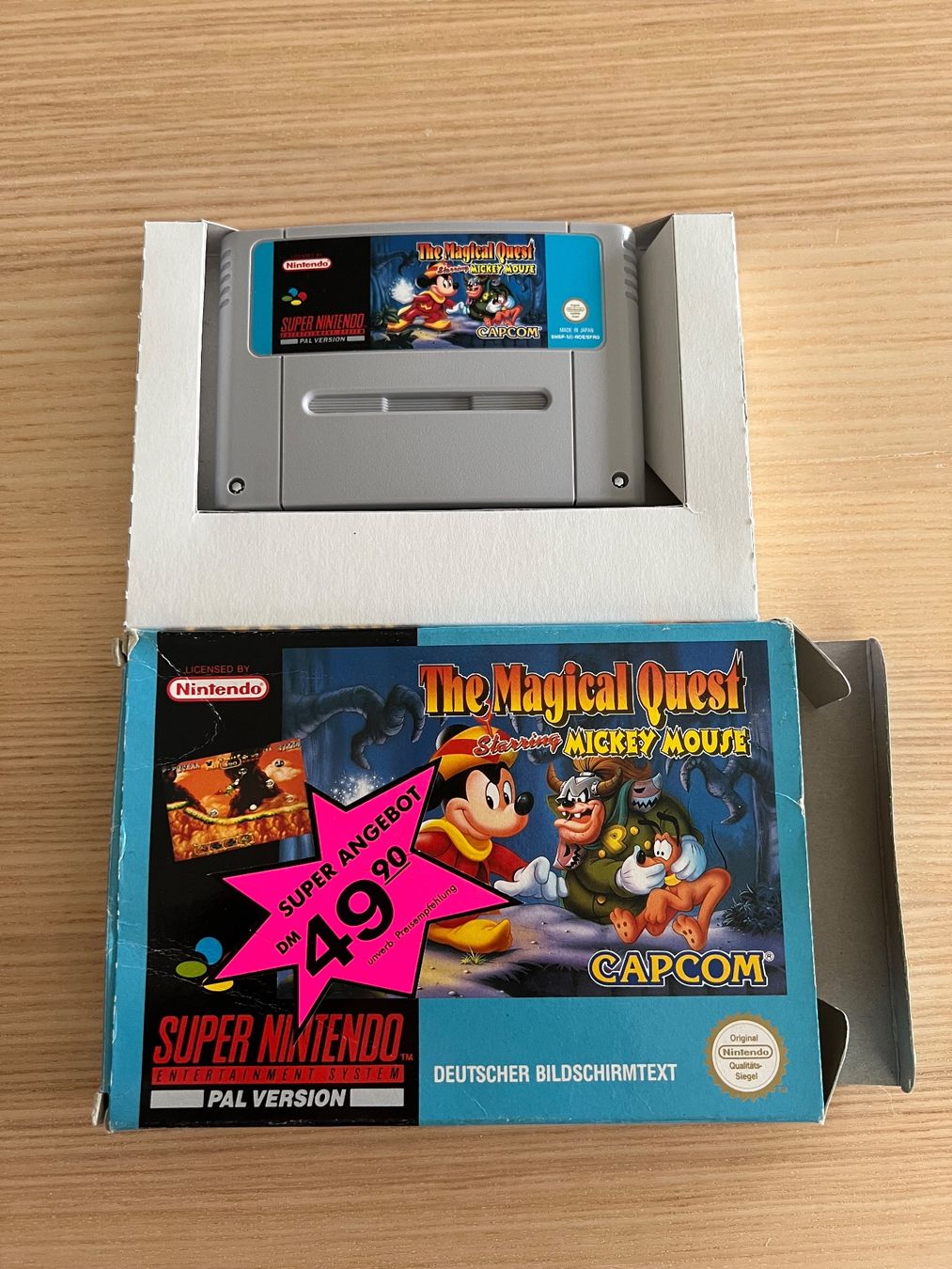 Capcom Giochi: Super Nintendo: The Magical Quest, mit OVP! – Usato da Männedorf venduto da Armando76 2