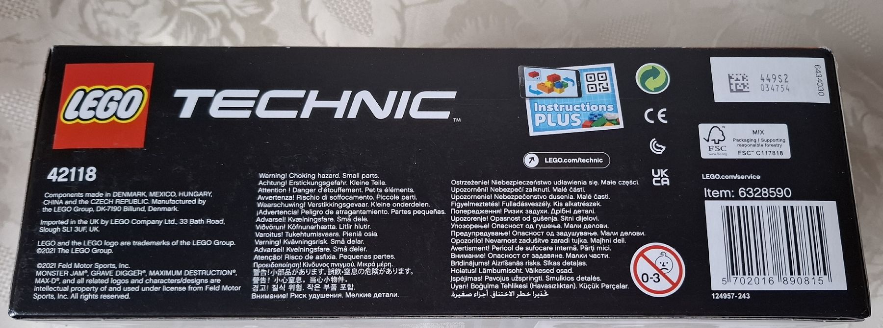 Lego Baukästen: LEGO Technic 42118 Monster Jam Grave Digger, Neu, – Neu und originalverpackt aus Schinznach Dorf von Hal_b69h 2