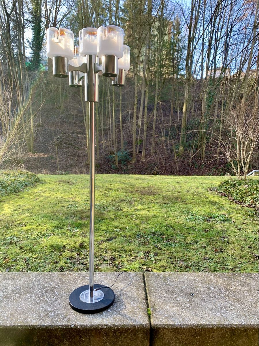 Lampen: Vintage Brutalist Sciolari Lampe 1970er Space Age – Gebraucht aus Fribourg von GBT42 8