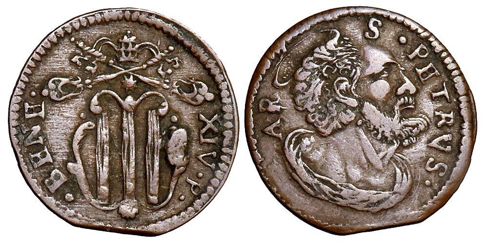 Tutti le monete: Italien, Gubbio, Quattrino 1742 – Usato da Chiasso venduto da Novamarketing