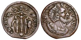 Italien, Gubbio, Quattrino 1742