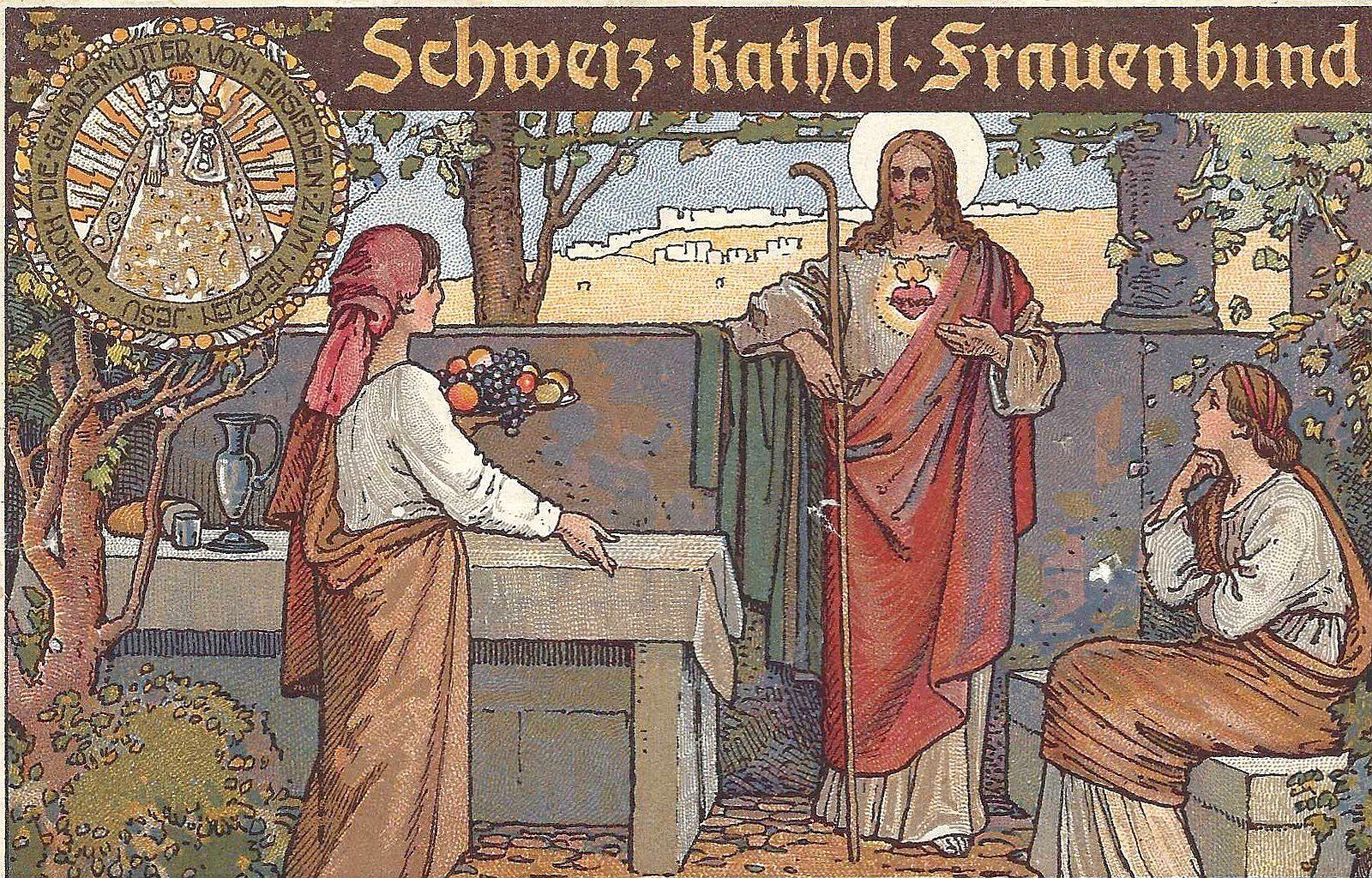 Cartoline postali: Schweiz. Kath. Frauenbund – Usato da Buchs AG venduto da Baerfisch