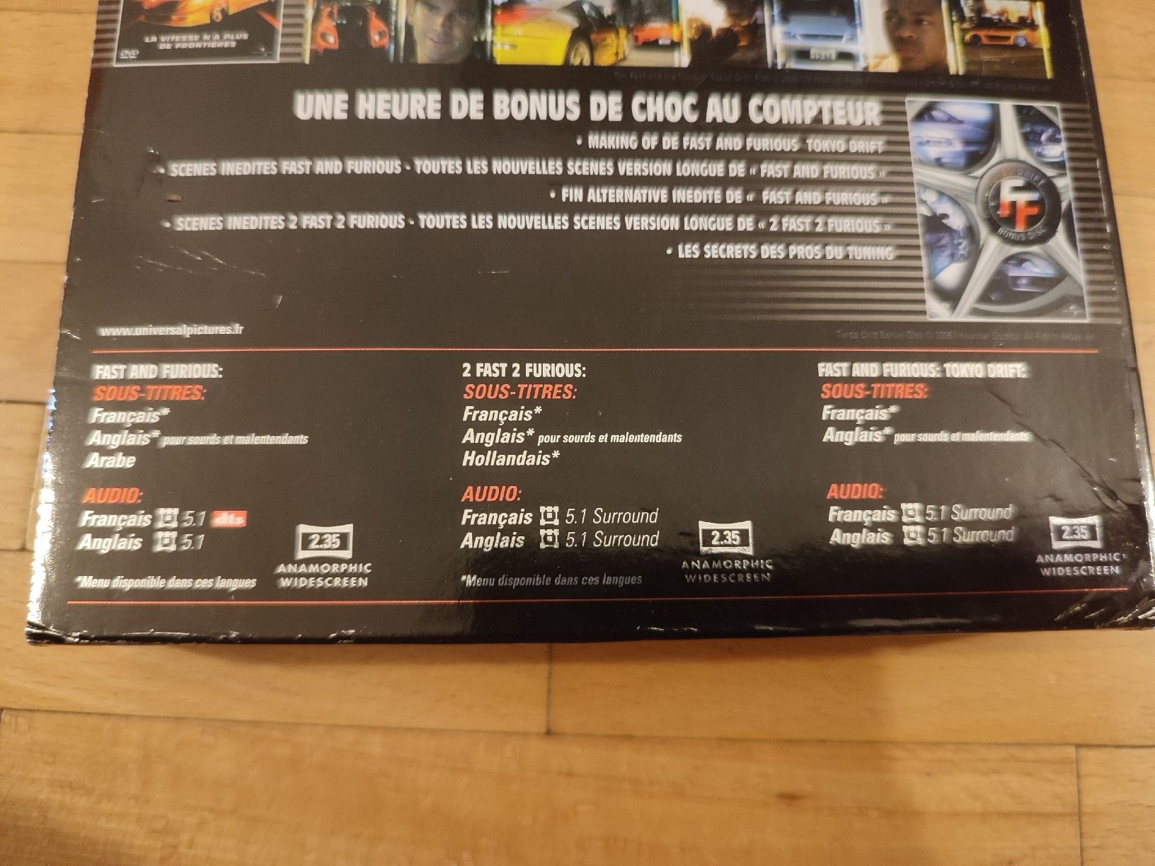 Tutti i DVDs: Coffret trilogie fast ans furious  – Usato da Bougy-Villars venduto da Vogue 2