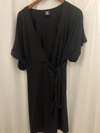 Fizzen- Schwarzes Kleid / Wickelkleid, Gr M/L Top Zustand!