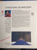 Autogramm Christian Schweizer Kunstflug Masters-Sieger 1991