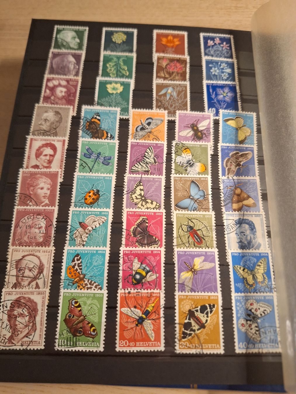 Alle Briefmarken: Pro Juventute fast vollständig  – Gebraucht aus Schaffhausen von RicardoSchaffhausen 5